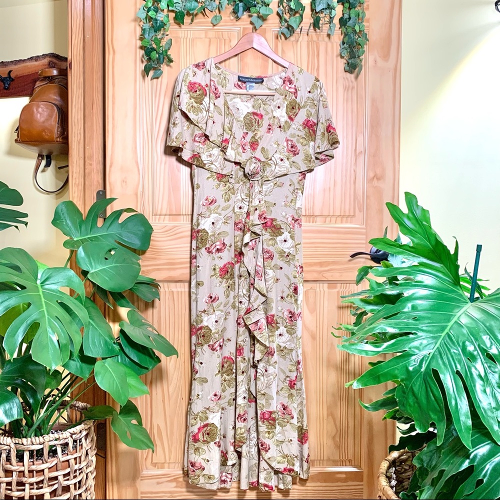 Romantic Boho Vintage 1930’s Style Dress Size 10